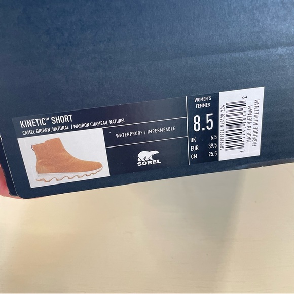 Sorel Camel Brown Kinetic Short Boots - Picture 4 of 13